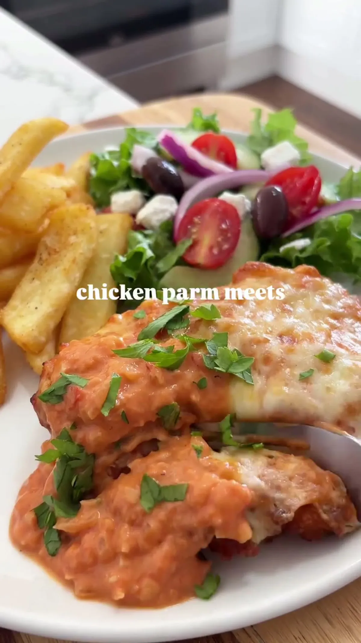 Chicken Parm with Rosa Sauce